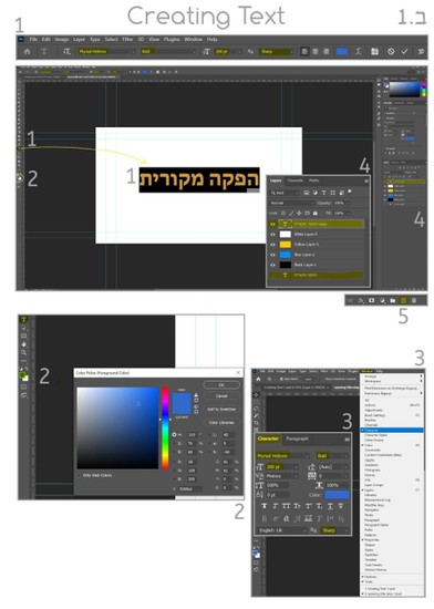 עבודה עם שכבות