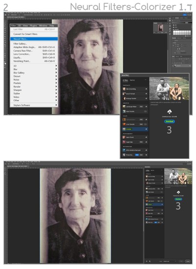 לפני ואחרי צביעה