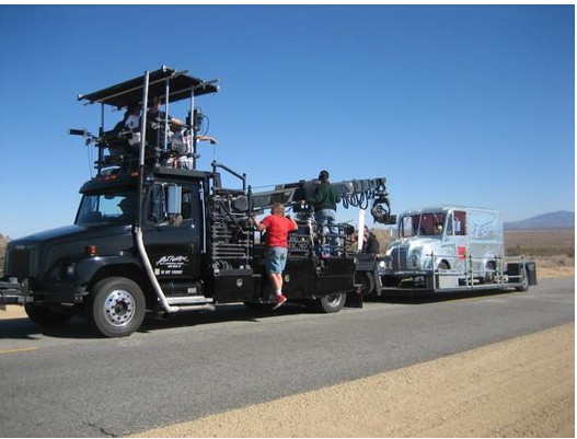 רכב מצלמה בפעולה