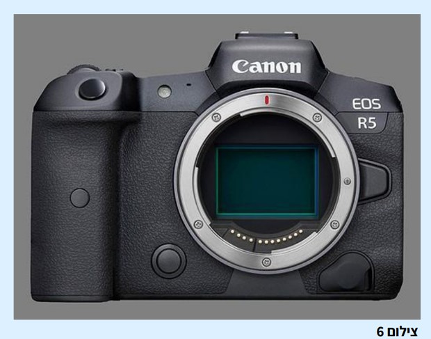 צילום 6: מצלמה חסרת מראה ללא עדשה