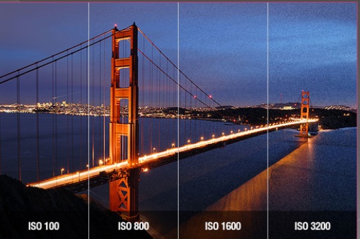 דוגמת רעש ב-ISO גבוה 1