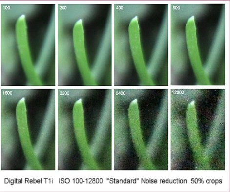 דוגמת רעש ב-ISO גבוה 2