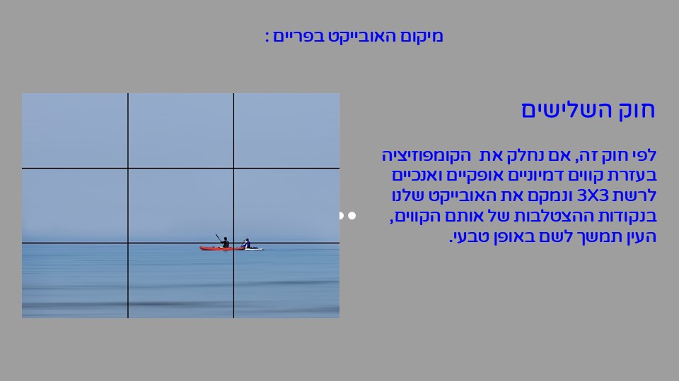 דוגמה לחוק השלישים 1